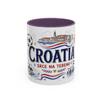 Croatia Soccer Coffee Mug | World Cup Fan Gift | Accent Color Ceramic 11oz 15oz Match Day Cup