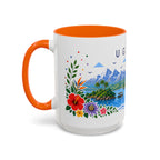 Uganda Coffee Mug | Travel Souvenir Accent Mug | Place Gift Ceramic Cup 11oz 15oz