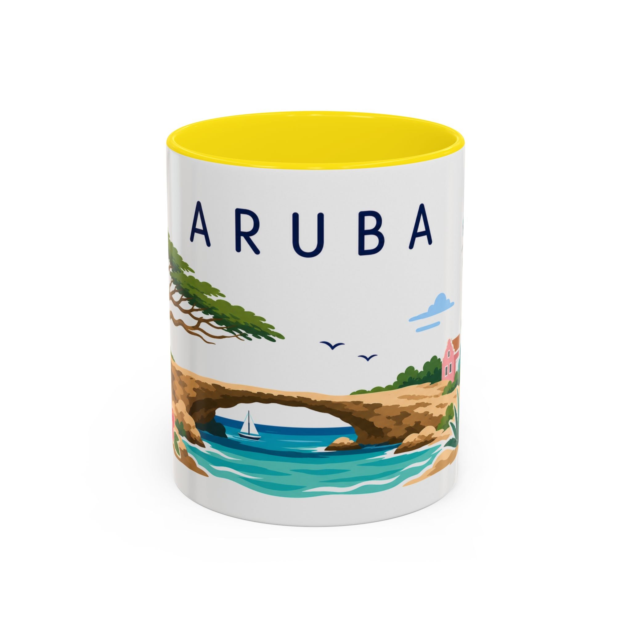 Aruba Coffee Mug | Travel Souvenir Accent Mug | Country Gift Ceramic Cup 11oz 15oz
