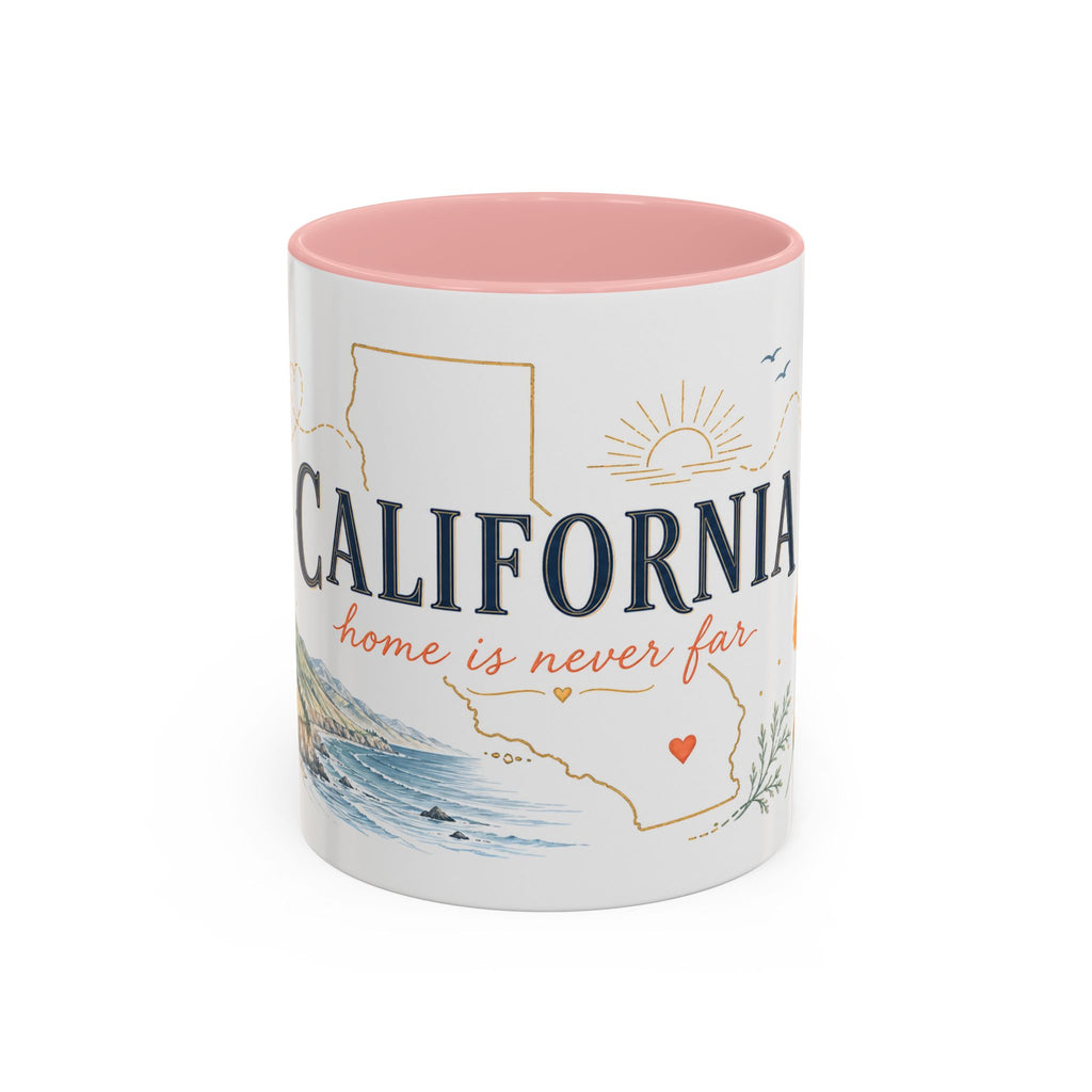 California Home State Mug | Moving Away Gift | Long Distance Friendship Coffee Cup