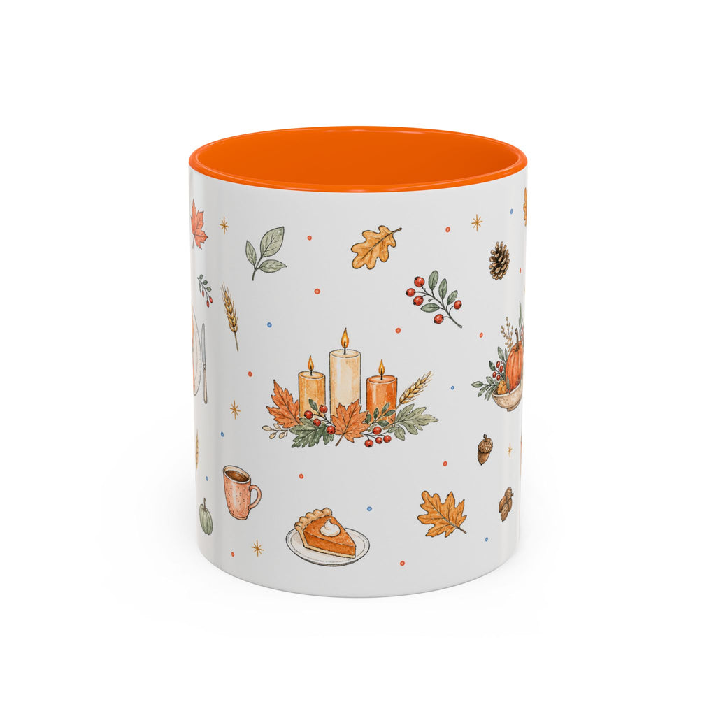 Thanksgiving Host Mug | Cozy Watercolor Gathering Gift | Autumn Accent Cup 11oz 15oz