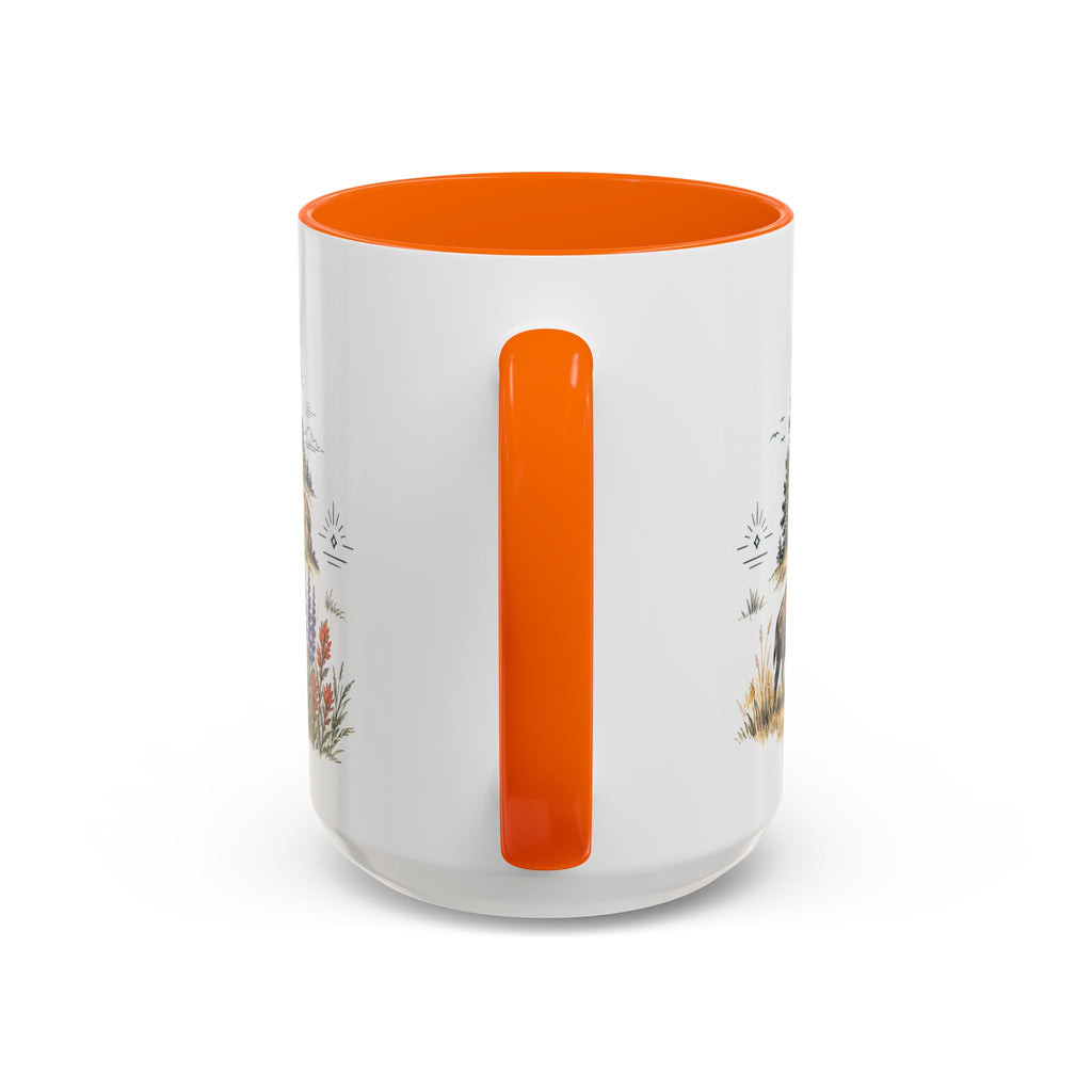 Devils Tower Mug, Wyoming Travel Souvenir, Bucket List Gift, Accent Ceramic Coffee Mug 11oz 15oz