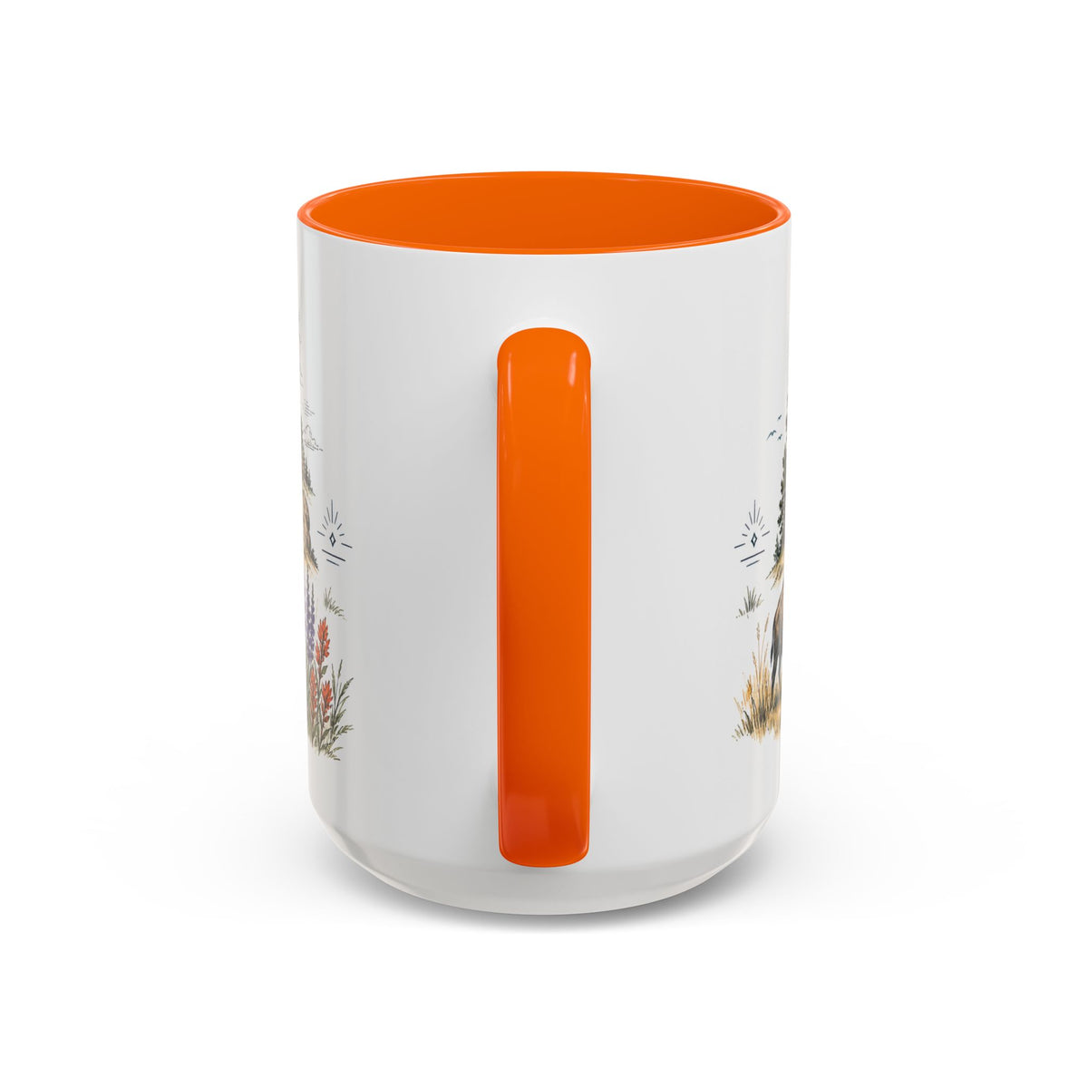Devils Tower Mug, Wyoming Travel Souvenir, Bucket List Gift, Accent Ceramic Coffee Mug 11oz 15oz