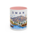 Oman Coffee Mug | Travel Souvenir Accent Mug | Place Gift Ceramic Cup 11oz 15oz
