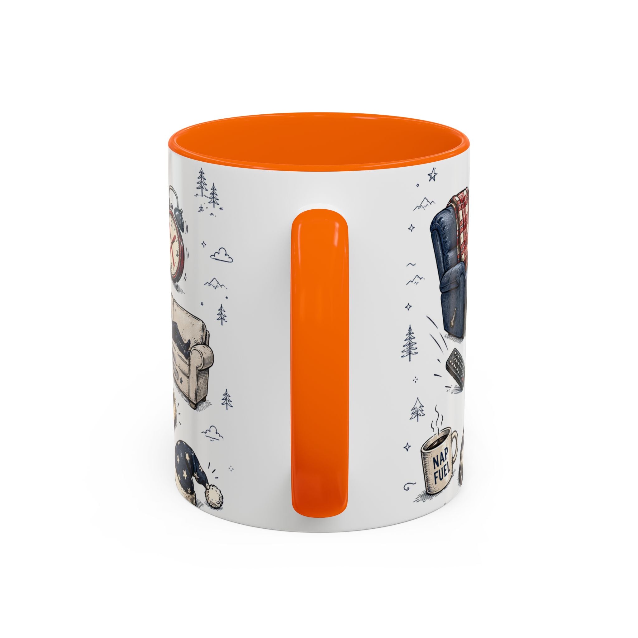 Nap Champion Coffee Mug | Father's Day Gift for Dad | Accent Color Ceramic 11oz 15oz