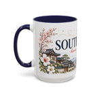 South Korea Home Country Mug | Moving Away Gift | Long Distance Friendship | 11 oz 15 oz Accent Mug