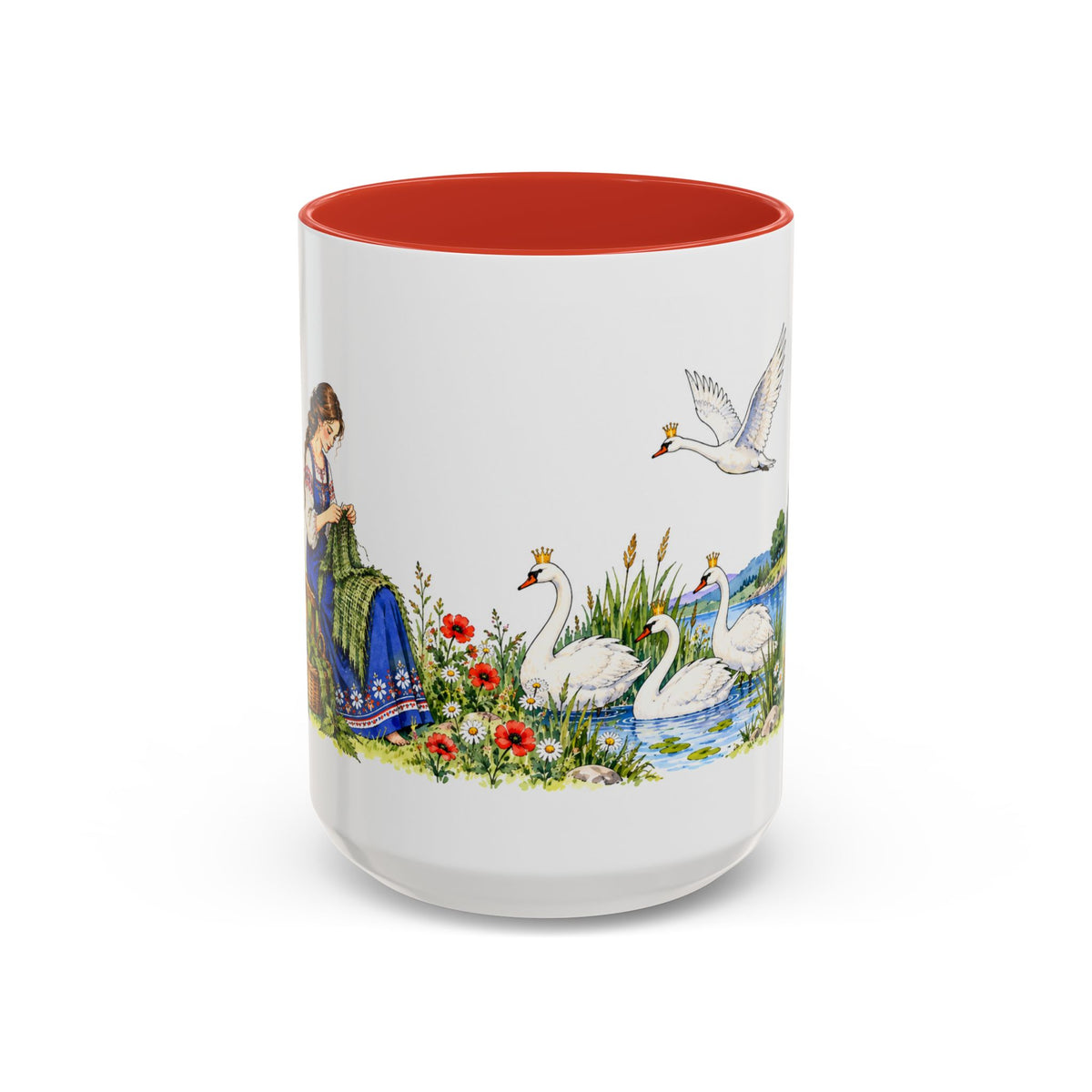 The Wild Swans Mug | Storybook Fairy Tale Accent Coffee Mug | EveryLegend