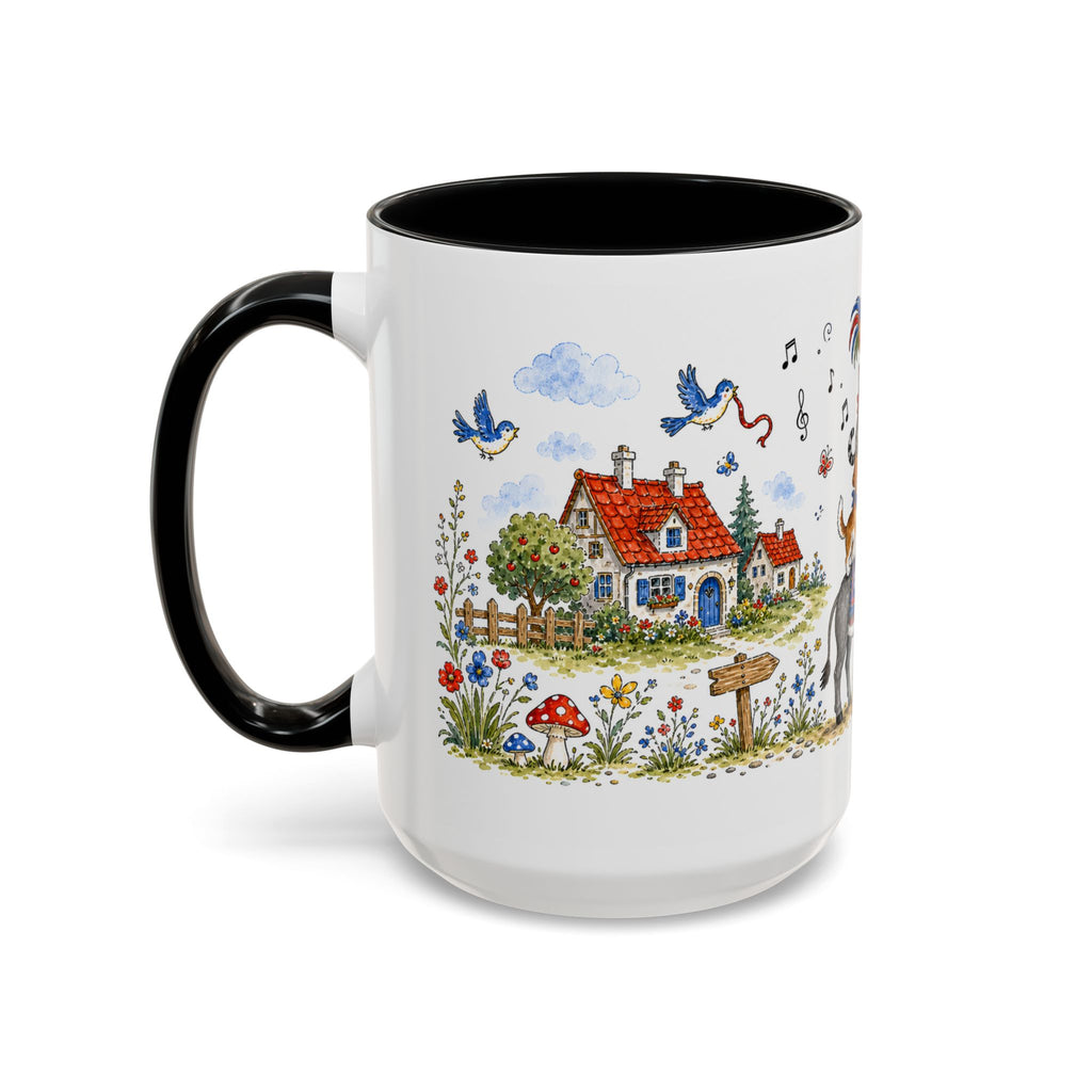 Bremen Town Musicians Mug | Storybook Accent Coffee Mug | EveryLegend