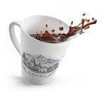 Flagstaff Latte Mug | Watercolor City Travel Mug | 12 oz Ceramic Souvenir Gift