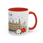 Belgium Coffee Mug | Travel Souvenir Accent Mug | Place Gift Ceramic Cup 11oz 15oz