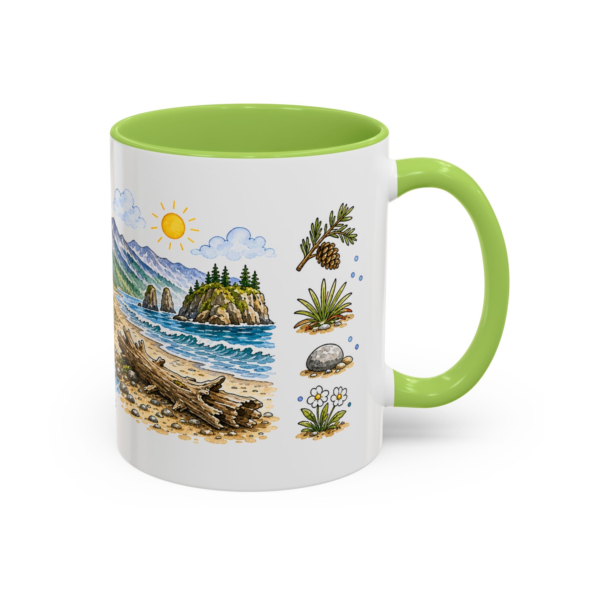 Olympic National Park Mug | US Travel Souvenir Accent Coffee Mug | 11oz 15oz Ceramic Cup