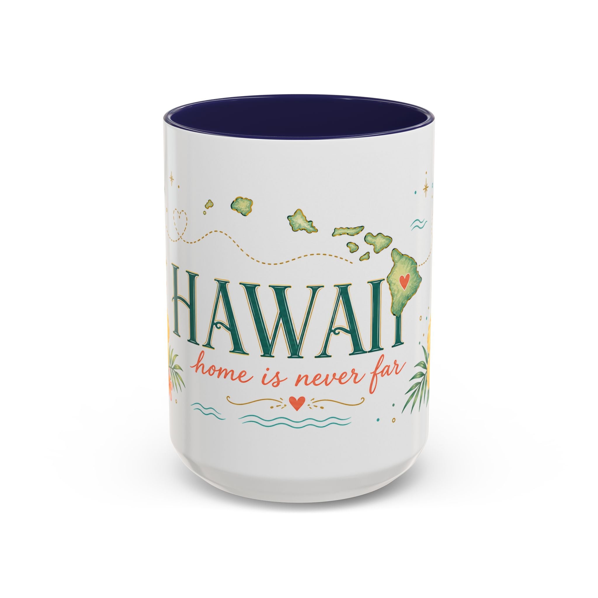 Hawaii State Map Mug | Moving Away Gift | Long Distance Friendship Coffee Cup
