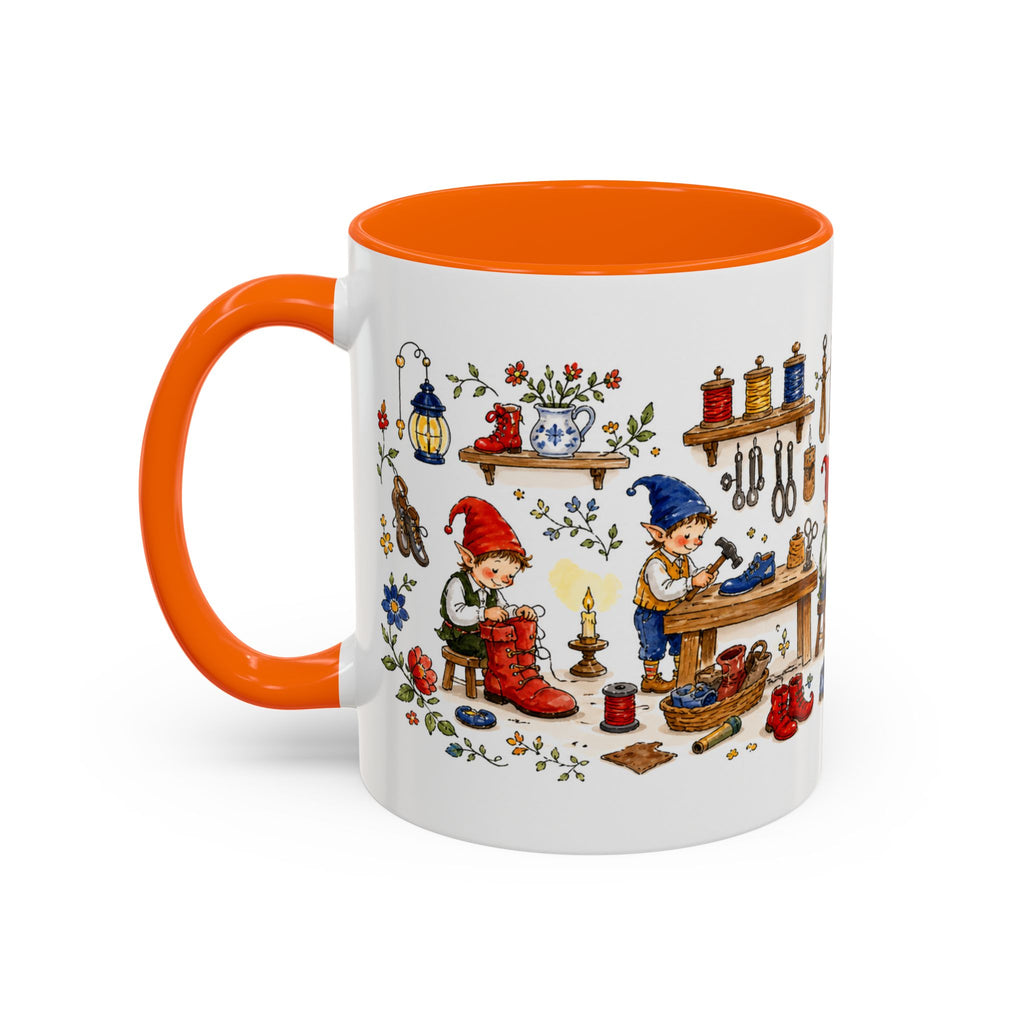 Elves and the Shoemaker Mug | Storybook Accent Coffee Mug | EveryLegend