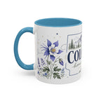 Colorado State Mug | Rocky Mountain Botanical Design | Moving Away Gift