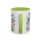 Rhode Island State Map Mug | Botanical Seaside Accent Cup (11oz or 15oz)