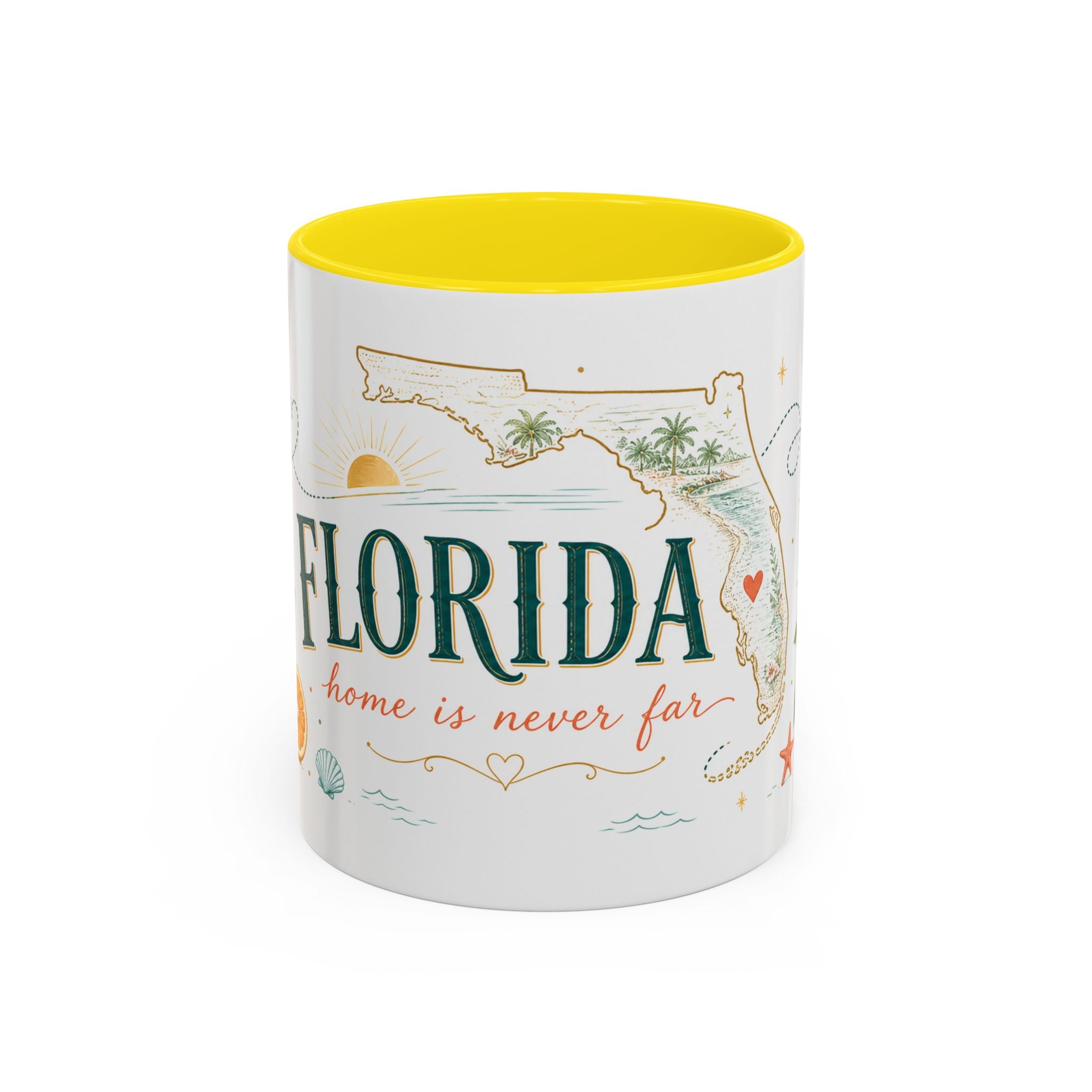 Florida State Mug | Moving Away, Homesick Gift | Long Distance Friendship Coffee Cup