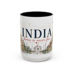India Home Country Mug | Moving Away Gift | Long Distance Friendship | 11 oz 15 oz Accent Mug