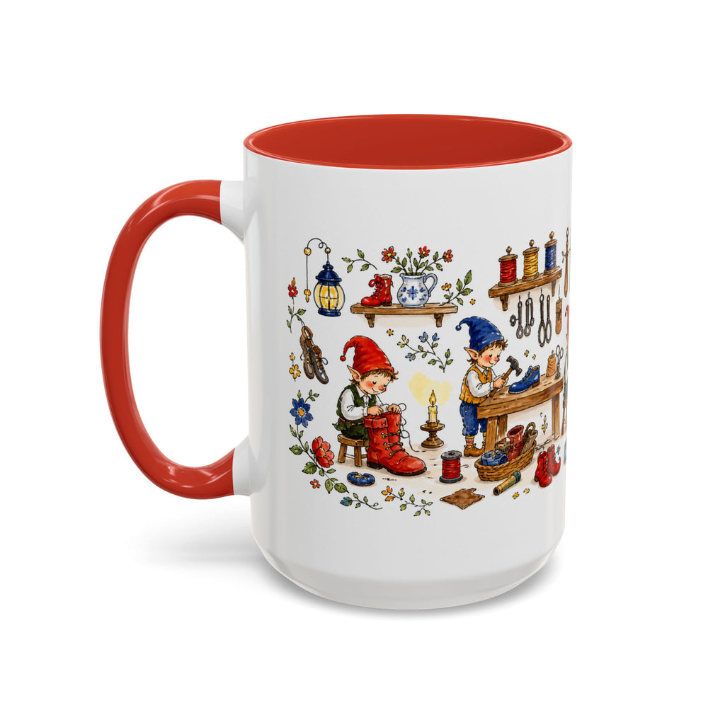 Elves and the Shoemaker Mug | Storybook Accent Coffee Mug | EveryLegend