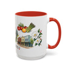 Sacramento Illustrated Travel Mug | City Souvenir Accent Coffee Mug | 11oz 15oz Ceramic Cup