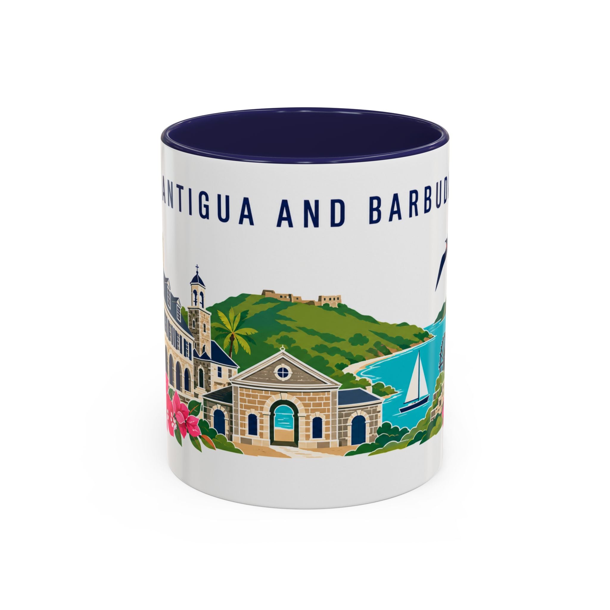 Antigua and Barbuda Coffee Mug | Travel Souvenir Accent Mug | Country Gift Ceramic Cup 11oz 15oz