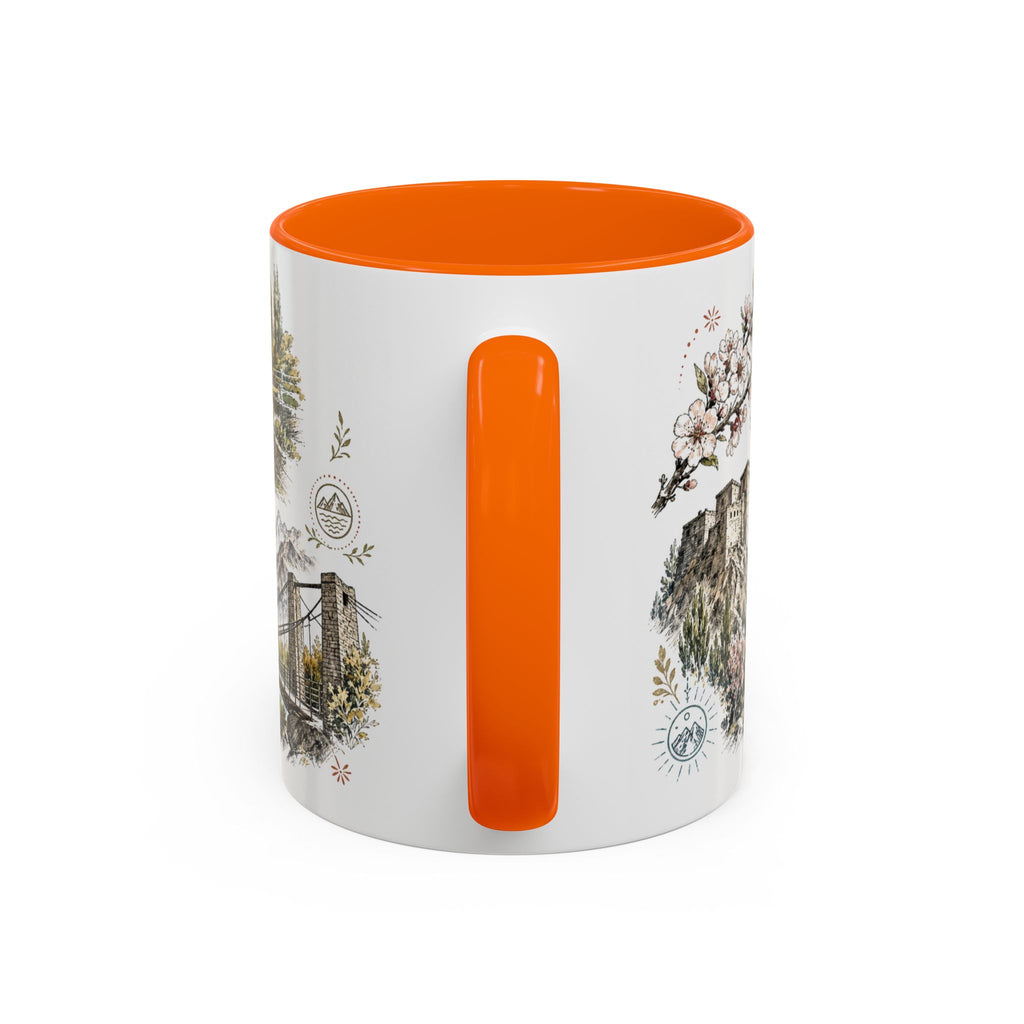 Hunza Valley Mug, Pakistan Travel Souvenir, Bucket List Gift, Accent Ceramic Coffee Mug 11oz 15oz