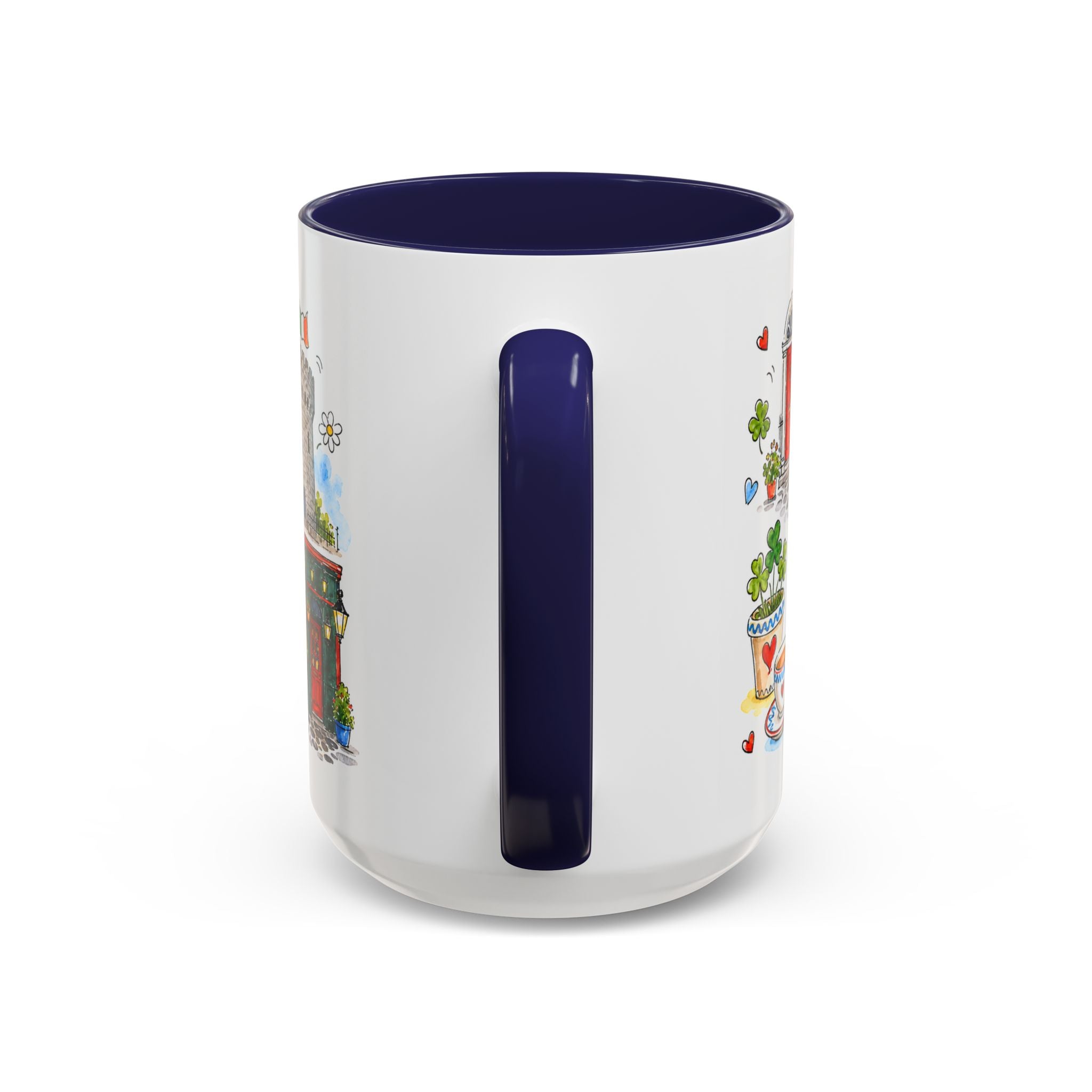 Dublin Travel Mug | European City Souvenir Accent Coffee Mug | 11oz 15oz Ceramic Cup