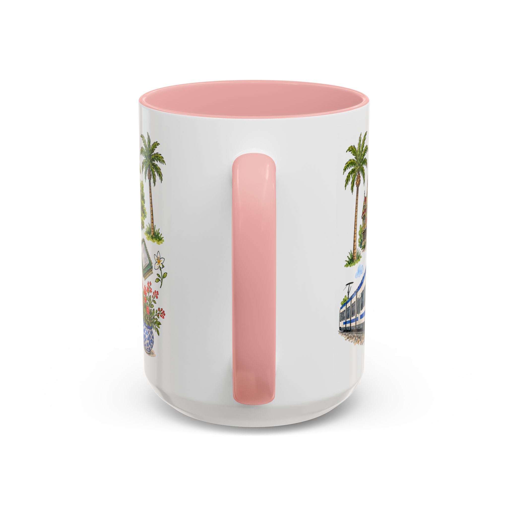 San Jose Illustrated Travel Mug | City Souvenir Accent Coffee Mug | 11oz 15oz Ceramic Cup