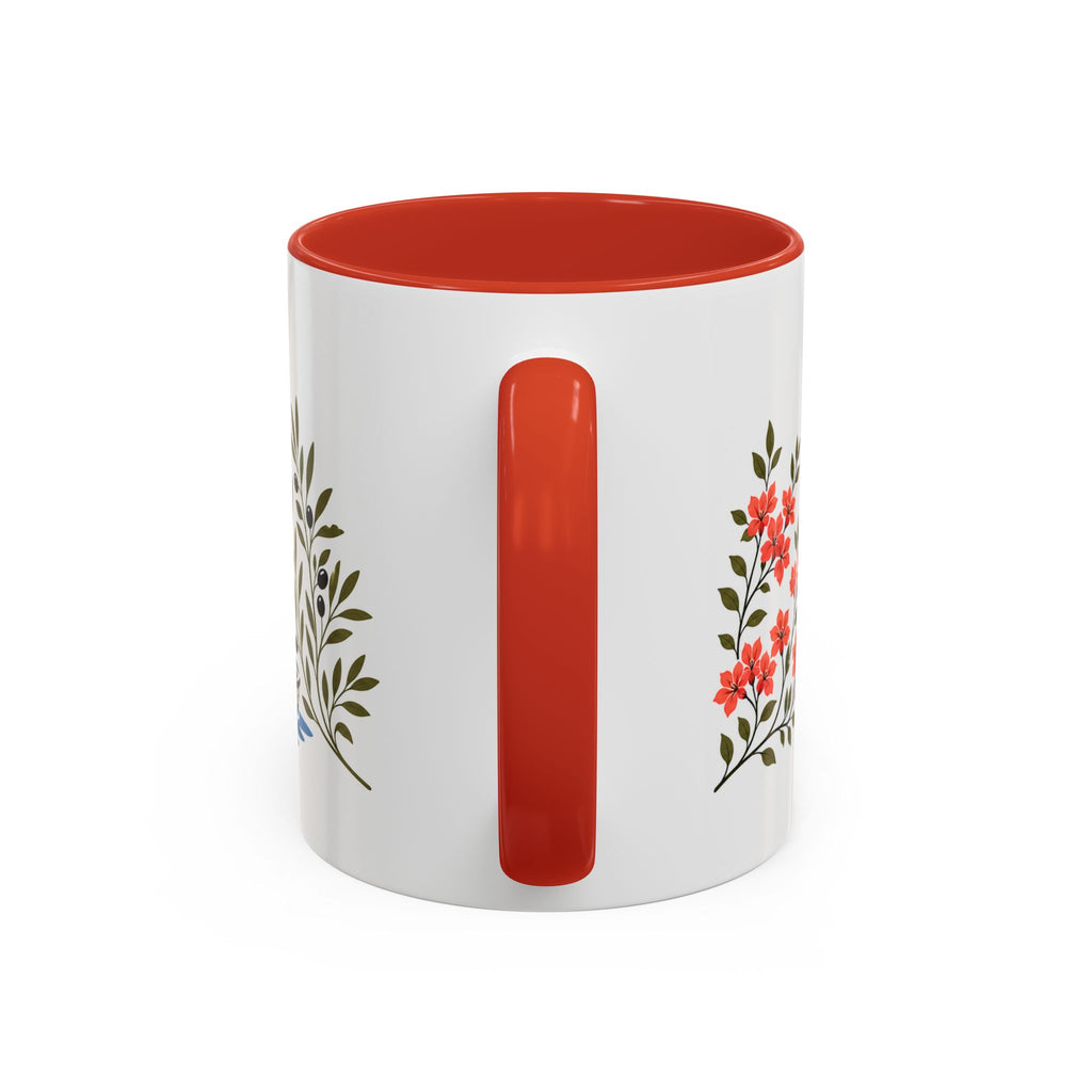 Rhodes Coffee Mug | Greece Travel Souvenir | Porcelain Decal City Gift | 11oz 15oz Accent Mug