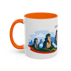Zhangjiajie Coffee Mug | Travel Destination Souvenir Gift | Accent Color Ceramic 11oz 15oz