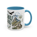 Machu Picchu Coffee Mug | Travel Destination Souvenir Gift | Accent Color Ceramic 11oz 15oz