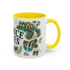 Plitvice Lakes Coffee Mug | Travel Destination Souvenir Gift | Accent Color Ceramic 11oz 15oz