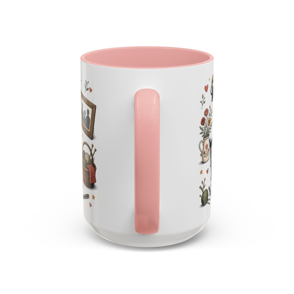 Best Grandparents Ever Coffee Mug | Gift From Grandkids | Accent Color Ceramic 11oz 15oz