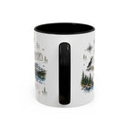 Glacier Bay National Park Coffee Mug | Alaska Wilderness Kayaking Gift | Accent Color Ceramic 11oz 15oz