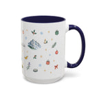 Olympic National Park Christmas Mug | Watercolor Travel Souvenir | Holiday Gift | Accent Ceramic Coffee Cup 11oz 15oz