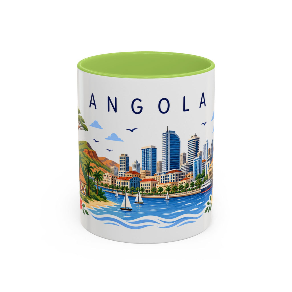 Angola Coffee Mug | Travel Souvenir Accent Mug | Place Gift Ceramic Cup 11oz 15oz