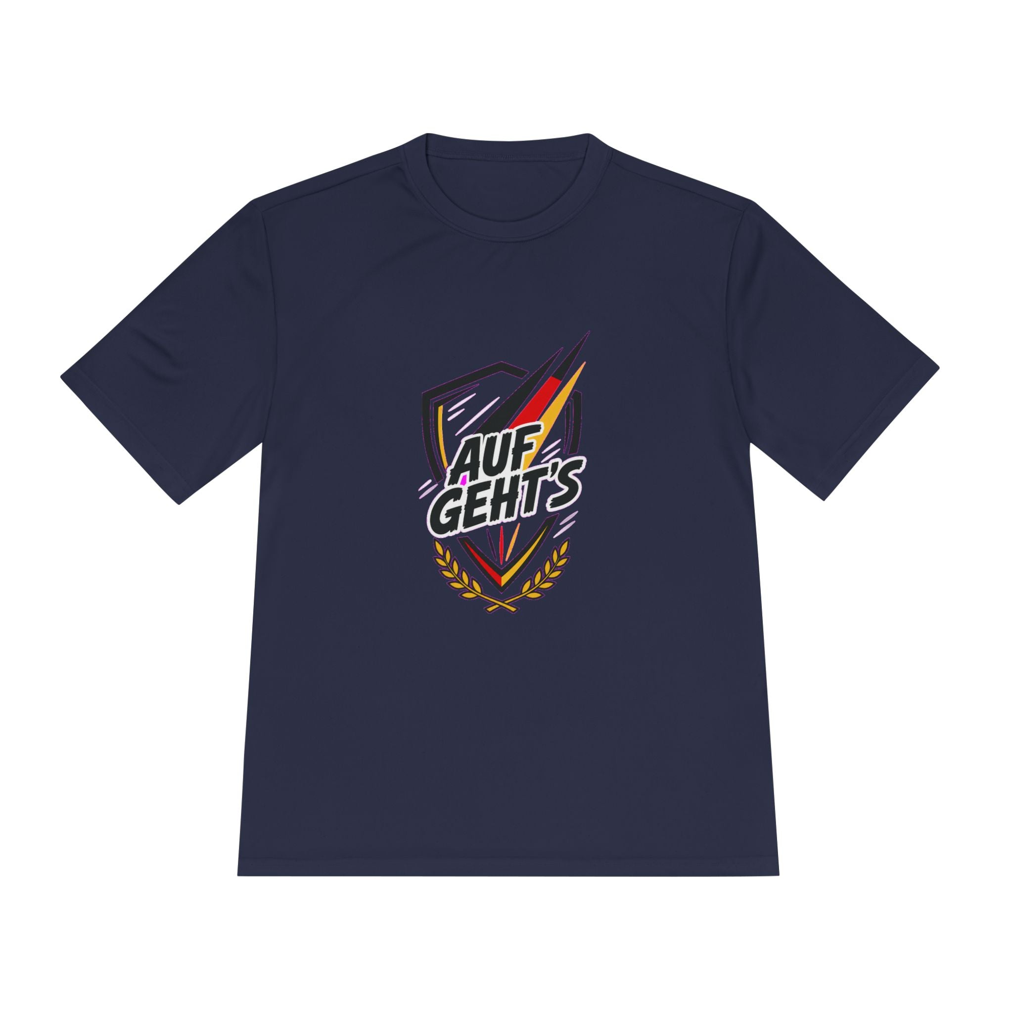 Germany Soccer T Shirt, Auf Geht'S Tee, World Football Fan Shirt, Moisture Wicking Sport Tee
