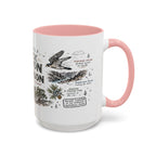 Black Canyon of the Gunnison National Park Coffee Mug | Colorado Deep Canyon Hiking Gift | Accent Color Ceramic 11oz 15oz