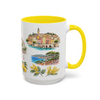 Nice Illustrated Travel Mug | City Souvenir Accent Coffee Mug | 11oz 15oz Ceramic Cup