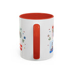 Copenhagen Coffee Mug | Postage Stamp Collage Mug | Travel Souvenir Accent Cup 11oz 15oz