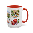 Granada Illustrated Travel Mug | City Souvenir Accent Coffee Mug | 11oz 15oz Ceramic Cup