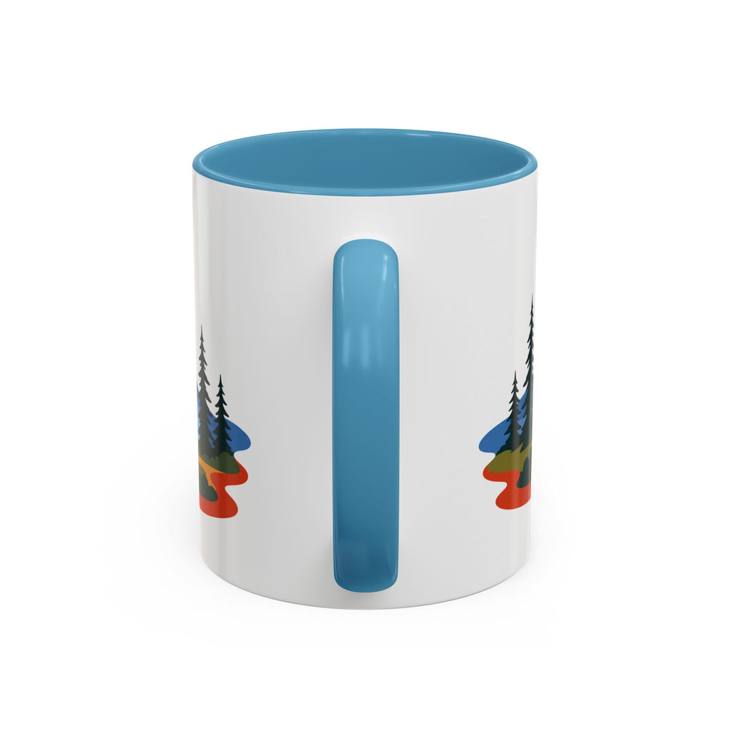 Denali Coffee Mug | Travel Destination Souvenir Gift | Accent Color Ceramic 11oz 15oz