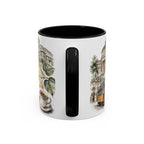 Bucharest Coffee Mug | Romania Travel Souvenir | Vintage Illustrated City Gift | 11 oz 15 oz Accent Mug