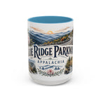 Blue Ridge Parkway Mug, Appalachia Travel Souvenir, Bucket List Gift, Accent Ceramic Coffee Mug 11oz 15oz
