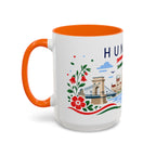 Hungary Coffee Mug | Travel Souvenir Accent Mug | Country Gift Ceramic Cup 11oz 15oz