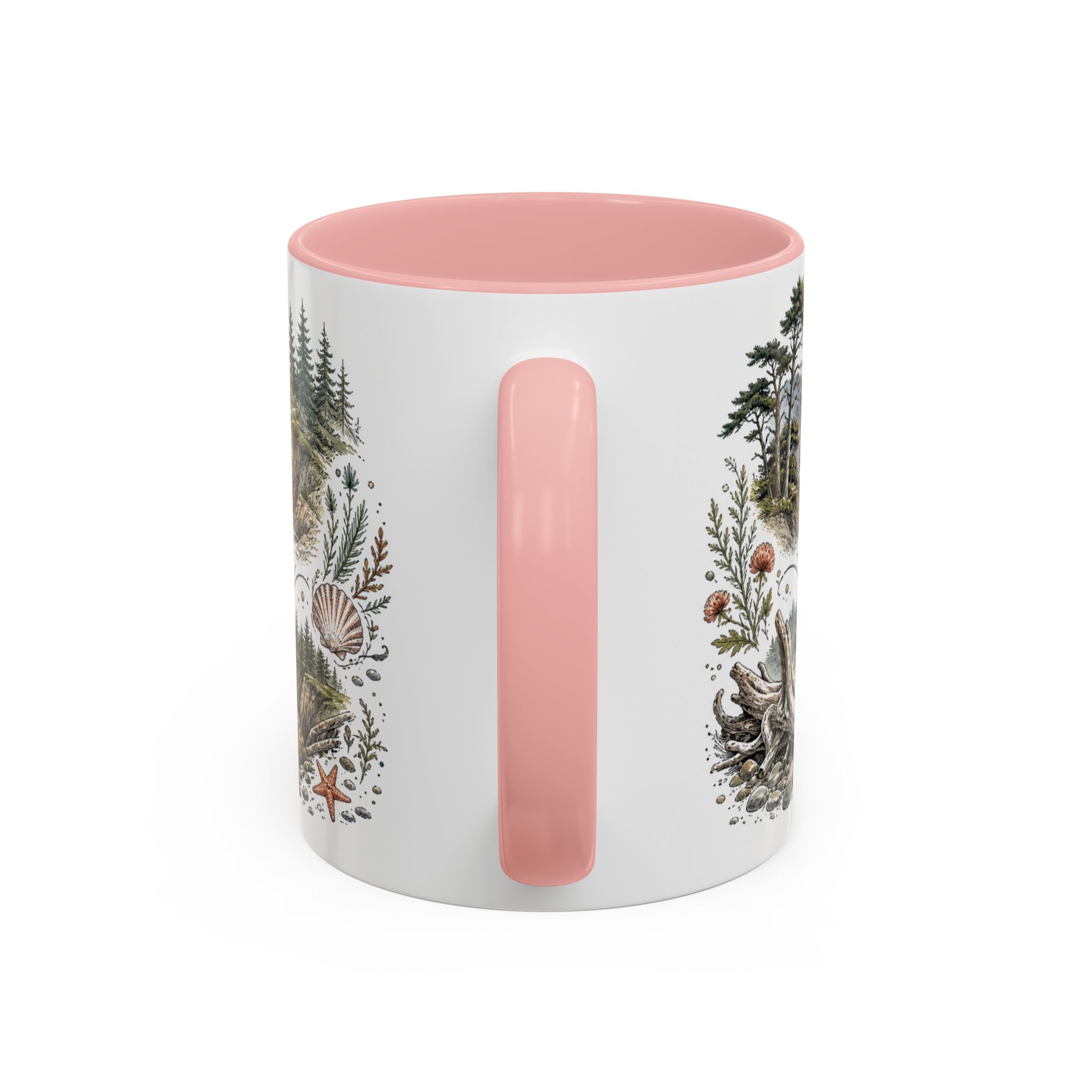 Oregon Coast Mug, Pacific Northwest Travel Souvenir, Bucket List Gift, Accent Ceramic Coffee Mug 11oz 15oz