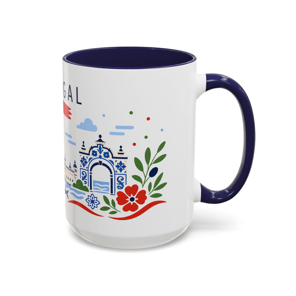 Portugal Coffee Mug | Travel Souvenir Accent Mug | Country Gift Ceramic Cup 11oz 15oz