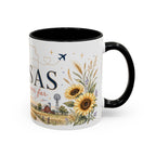 Kansas Home State Mug | Sunflower Prairie Landscape Coffee Cup