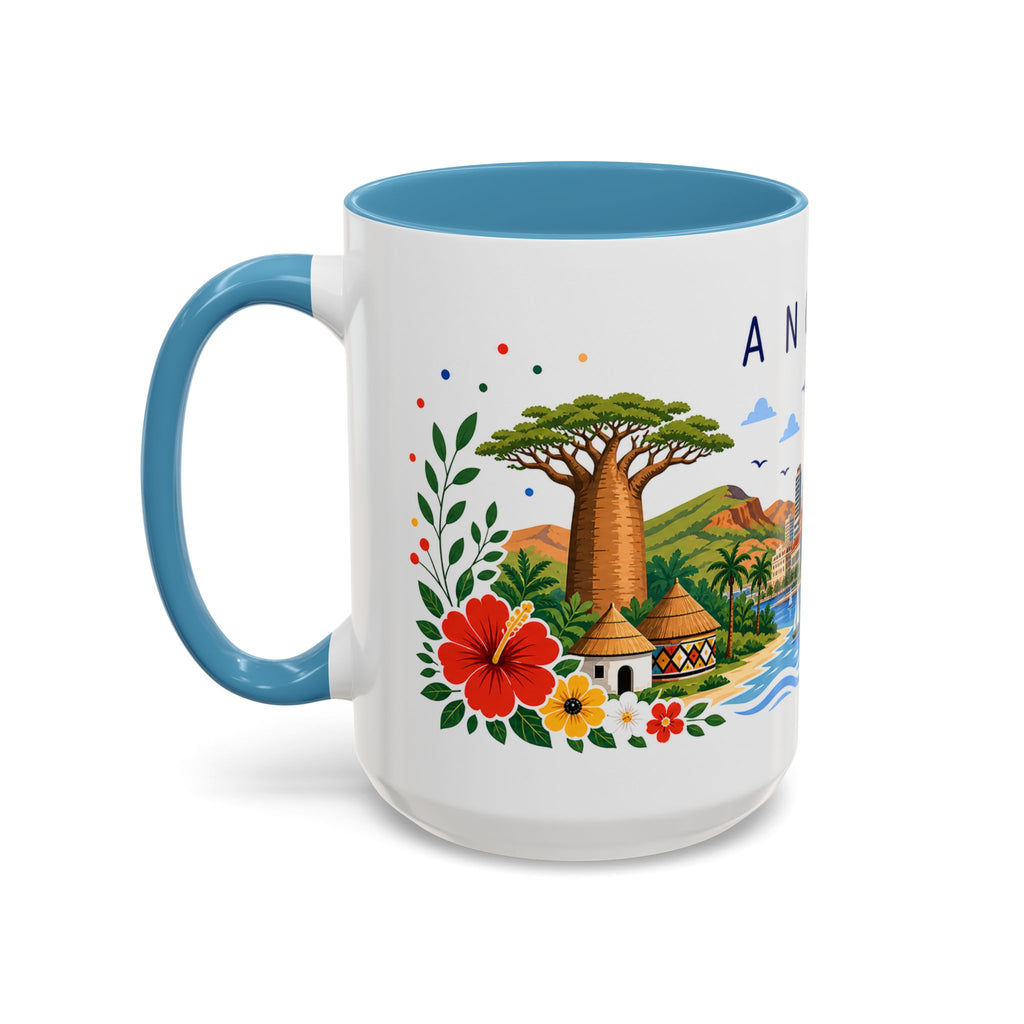 Angola Coffee Mug | Travel Souvenir Accent Mug | Place Gift Ceramic Cup 11oz 15oz