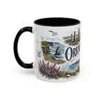 Orkney Islands Mug, Scotland Travel Souvenir, Bucket List Gift, Accent Ceramic Coffee Mug 11oz 15oz