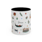 Venice Christmas Mug | Watercolor City Souvenir, Travel Memory Cup